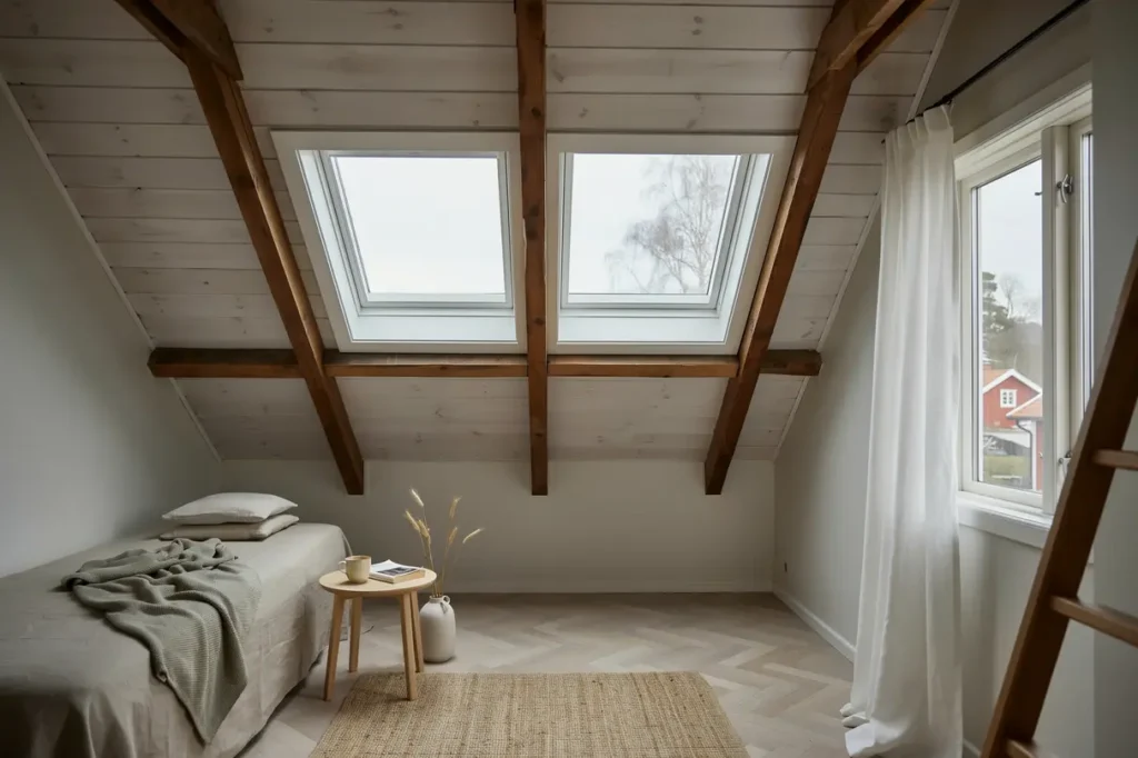 montering av nya takf nster i villa i sundborn
